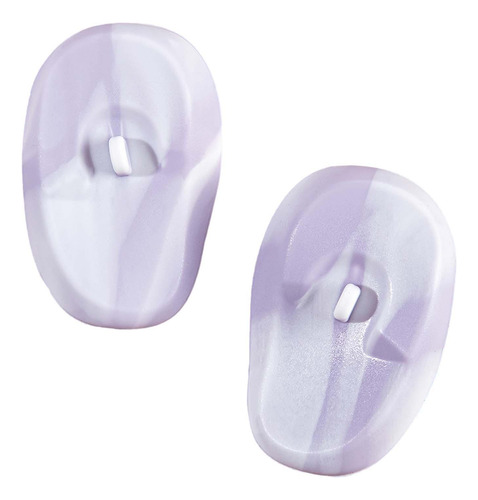 2 Protetores De Orelha De Silicone Para Violeta Claro