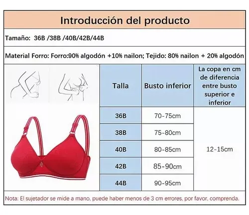 Talla de brasier 36b en europa new arrivals