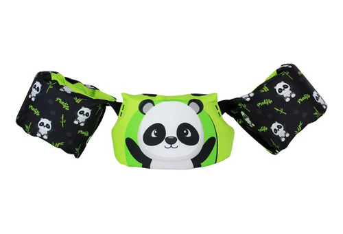 Colete Flutuador Com Boias Infantil Panda Prolife