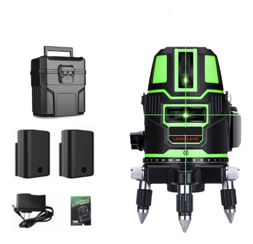 Kit Nivel Laser 5 Lineas Autonivelante 360 + Baterías + Caja