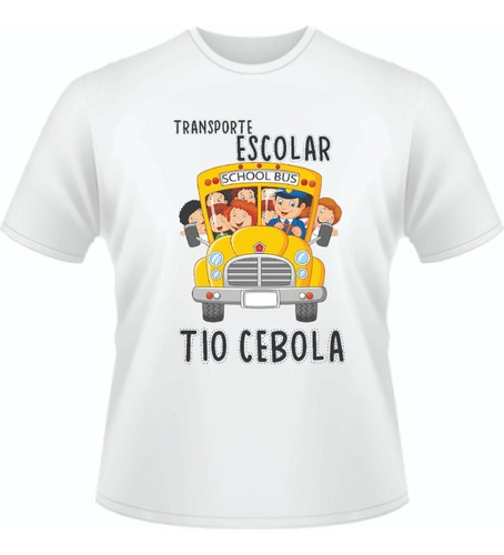 Camiseta, Personalizada, Uniforme Transporte Escolar