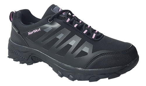 Zapatilla Norwest Mujer Extreme Black/pink