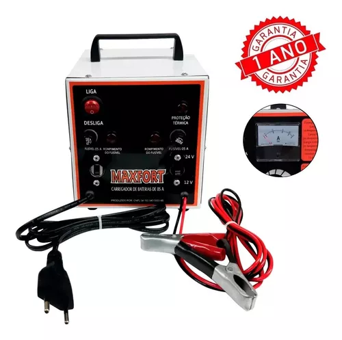 Carregador Bateria Automotivo 12V 10A Bivolt - Connect Parts