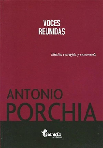 Libro Voces Reunidas De Antonia Porchia