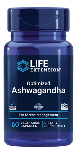 Optimized Ashwagandha Extract, 60 Cp Life Extension