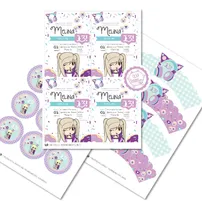 Comprar Kit Imprimible Lyna Youtuber Teens Cumple Textos Editables!