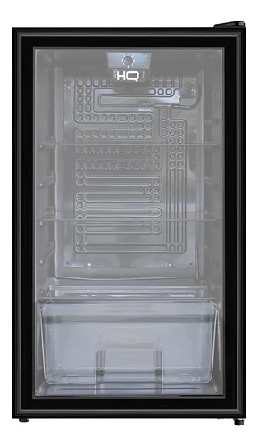 Frigobar Expositor Vertical Hq Vd 95l Pt Hq-95fbpv 127v - R$ 1.339