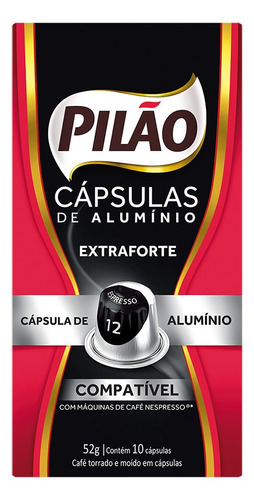 Cápsulas Café Pilão Espresso 12 10un
