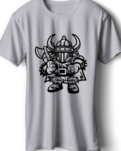 Remera Talles Grandes Sublimada Personalizada Vikingo - 0005