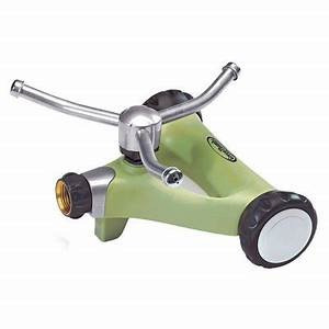 Imagen 4 de 6 de Aspersor Regador Rotatorio Rehilete Metalico Green Thumb Usa