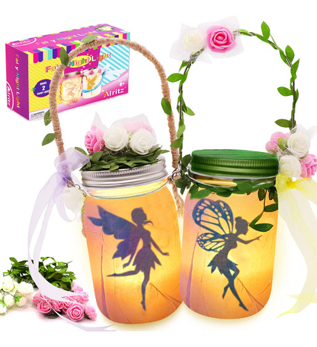 Alritz Fairy Lantern Craft Kit For Kids -diy Fairy Jar Toys.