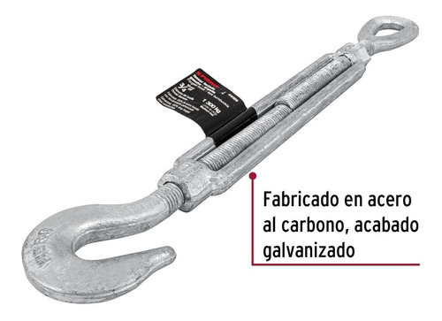 Tensor Forjado De 3/4' Gancho - Argolla, Fiero