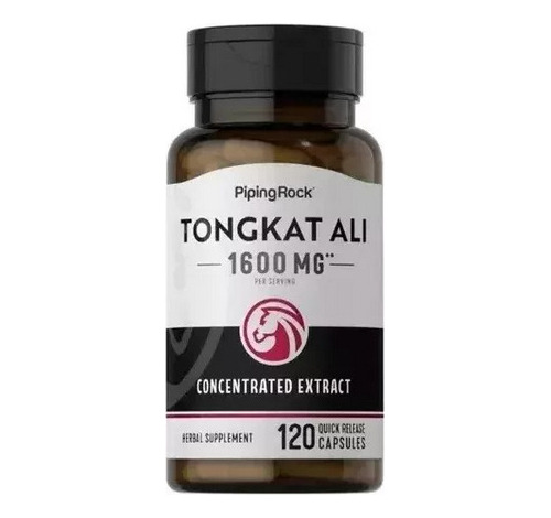 Tongkat Ali 1600mg Cápsula 120 - Pipingrock . Com