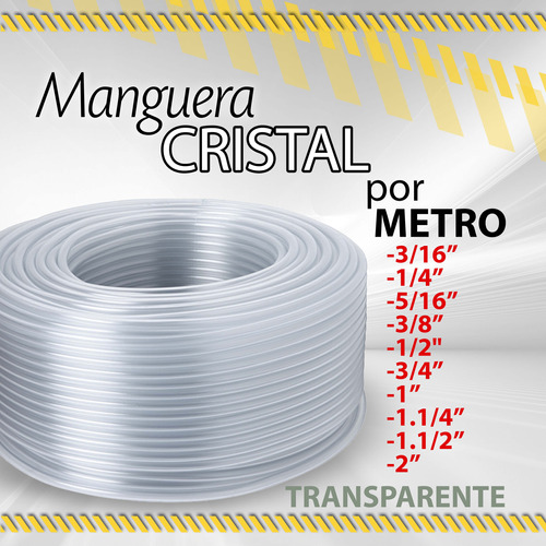 Manguera Cristal Por Metro / Variedad De Medidas