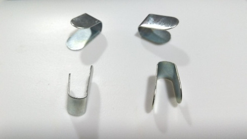 Imagen 7 de 9 de Grampas Tipo C Para Vidrio ,cuadros Marqueria X 100 U.