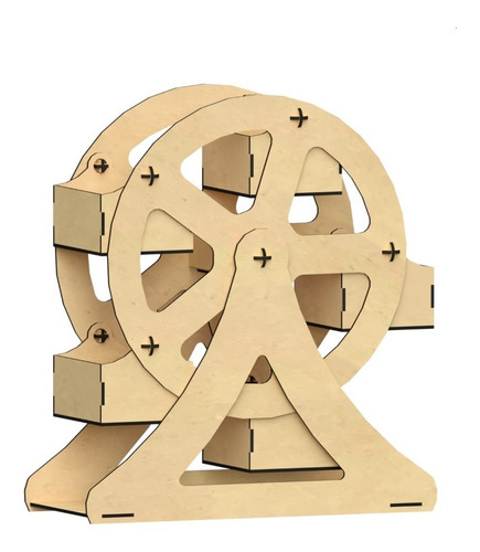 Imagen 7 de 9 de Kit Para Mesa De Dulces Cupcakes 5 Piezas Mdf - Rge02