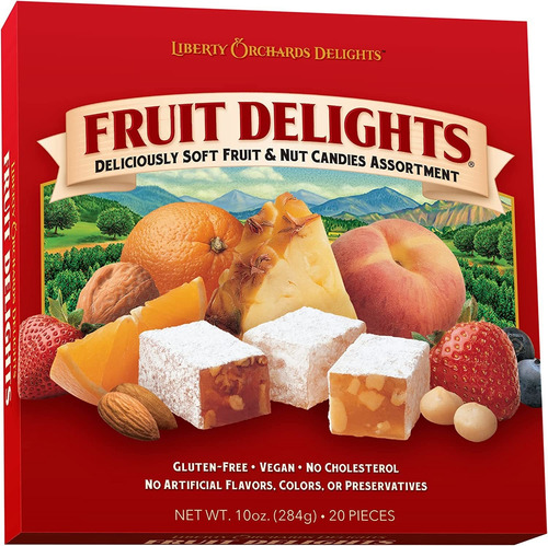 Liberty Orchards, Delicias De Frutas: Dulces Veganos Surtido