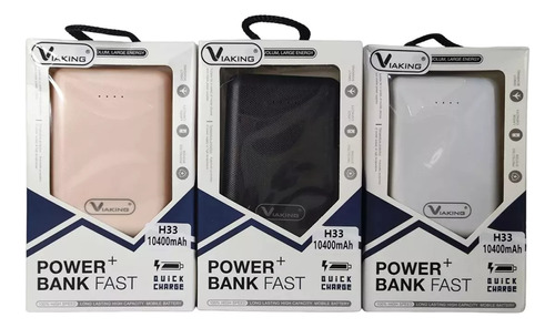 Power Bank Portátil Cargador Batería Externa Carga Rápida