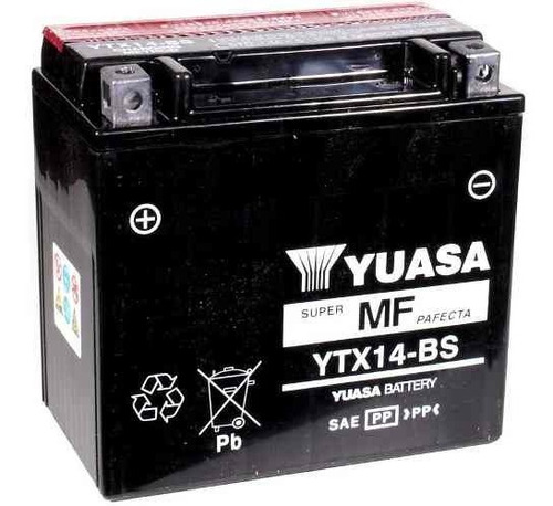 Bateria Gel Yuasa Ytx14-bs Gel 12v 12ah Bmw F650 C