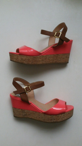 Zapatos Sandalias Con Plataforma - Marca Lob - Talla 5