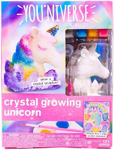 Youniverse Create Your Own 3d Crystal Growing Unicorn By Hor