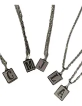 Comprar Collar Con Dije Inicial Letra Enchapado En Plata 925 Inicial P