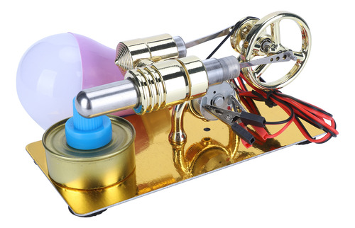 Bombilla De Motor Generador Modelo Stirling De Material Esco