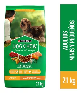 Alimento De Perro Dogchow Adultos Minis Y Pequeños 21kg