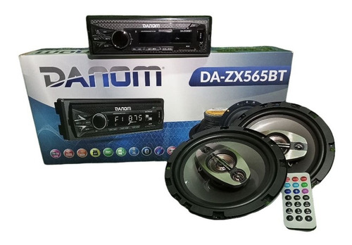 Radio Reproductor Danom Con Bluetooth Usb Auxiliar Control
