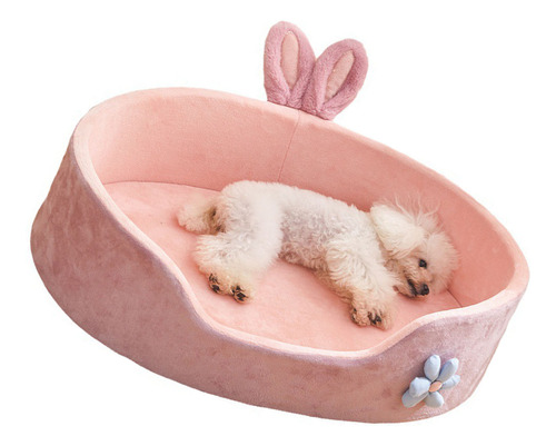 Cama Para Mascotas Rosa, Desmontable, Lavable, Para Perros,