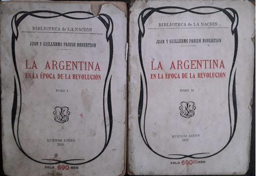 5674 La Argentina En La Época De La Revolución- Parish Rober