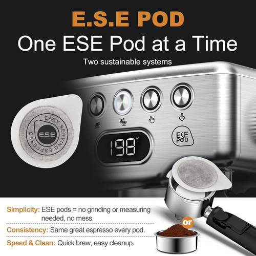 Geek Chef Espresso Máquina, Fabricante De Café Espresso De 2