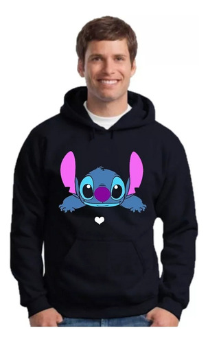 Buzo Canguro Stich - Hoodie - Lys01 Infantil