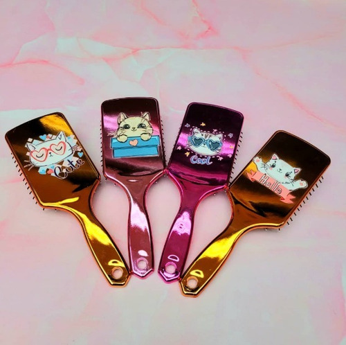 Imagen 1 de 1 de Cepillo Antifrizz Metalizados