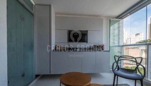 Imagem 3 de 15 de Spotligth Campo Belo, Mobiliado, Novo, 70 M² 2 Dormitórios, 1 Suítes, 1 Vaga. - Cf61398