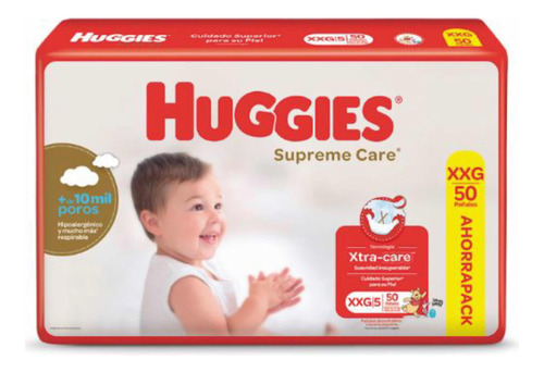 Pañales Huggies Extreme Care Xxg 50 Unidades