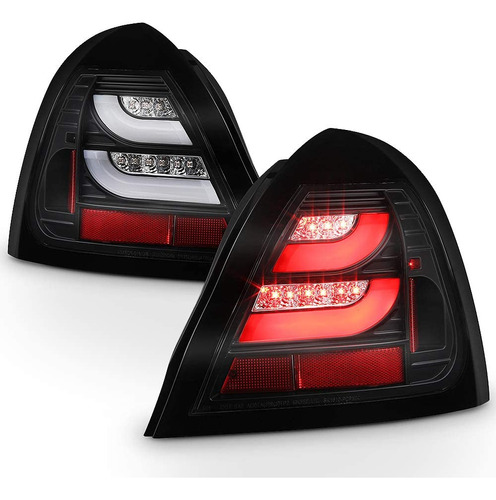 Para Luz Trasera Led Color Negro Pontiac Grand Prix Lumilada