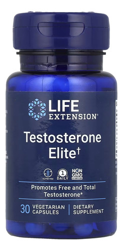 Life Extension Testosterone Elite 30 Vegetarian Capsules Sabor Sin sabor
