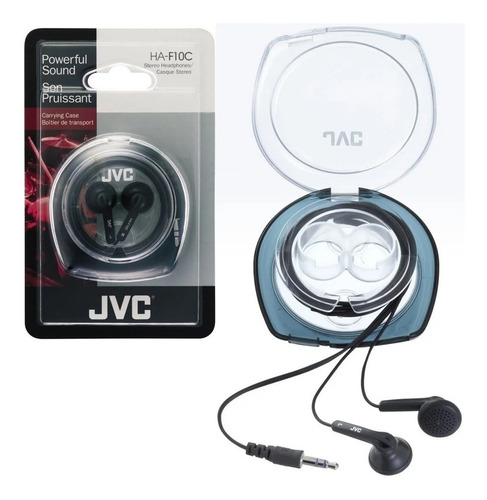 Imagen 2 de 3 de Auriculares Jvc Ha-f10 Powerful Sound - Cable 1.2m