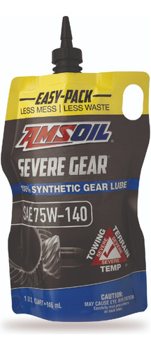 Aceite Para Diferenciales 75w140 Amsoil 100% Sintético