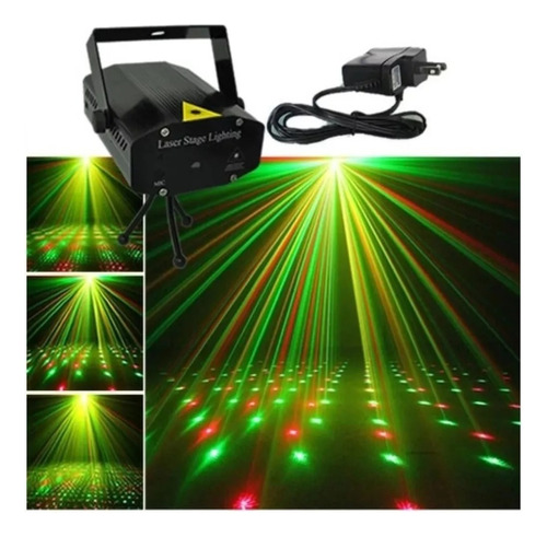 Laser Lluvia Multipunto Audioritmico Con Control Remoto