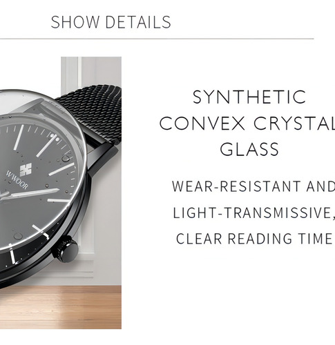 Reloj De Pulsera De Cuarzo Resistente Al Agua Para Hombre Ww Color Del Fondo Negro