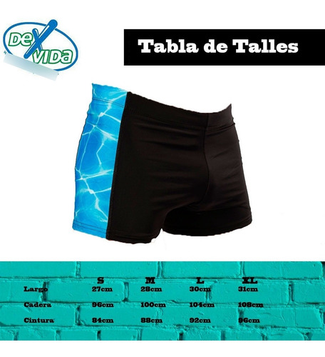 Imagen 7 de 7 de Sunga Hombre Natacion Malla Folau Uv50 Cloro Friendly® Cuota
