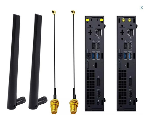 Par De Antenas Wifi Para Gabinete Cpu Desktop Dell E Lenovo