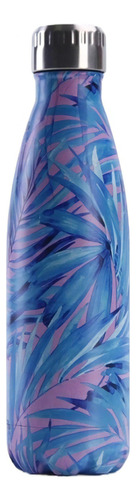 Botella Termica Acero Inoxidable Doble Capa Premium Color Palmeras