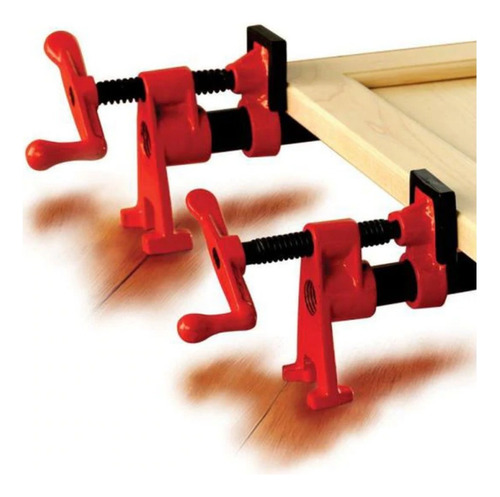 Kit 2 Grampos Sargento Para Canos 3/4 Pipe Clamp