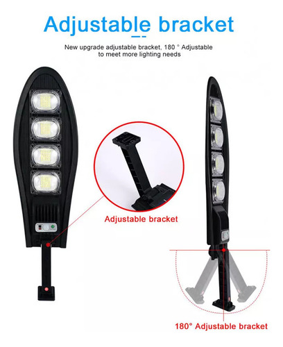 Nuevo Kit 1 Foco Reflector Solar 800w Poste Control Ip65