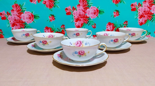 Juego De 6 Tazas Para Té De Porcelana Zeh Scherzer Elite