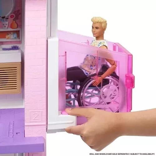 Casa Da Barbie Dreamhouse 3 Andares Com Elevador