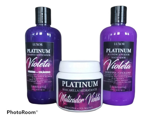 Kit Matizador Violeta, Shampoo+acond.+mascarilla